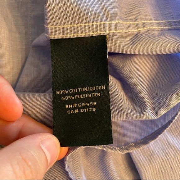 Ralph Lauren shirt button up long sleeve collared boys dress shirt - Picture 7 of 10